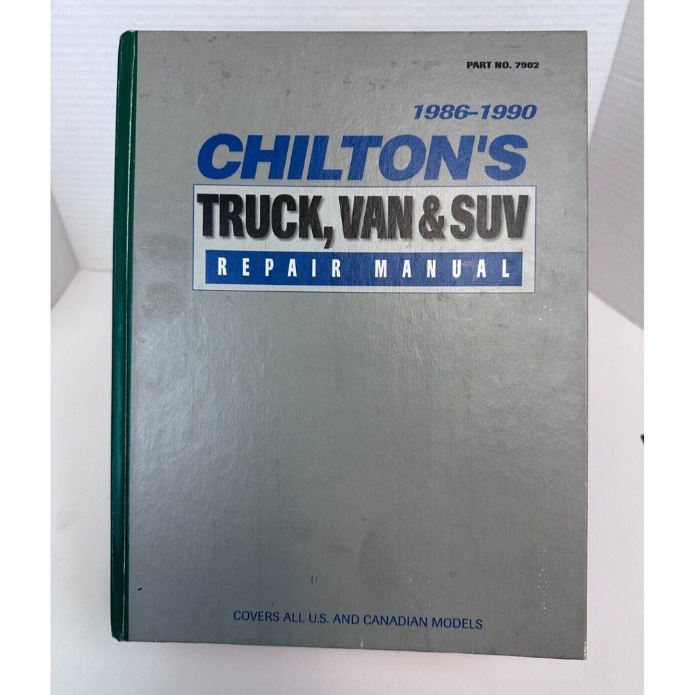 Chilton's Truck, Van, and SUV Professional Repair Manual 1986-1990 Part No. 7902